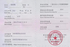 2019企業人力資源師
